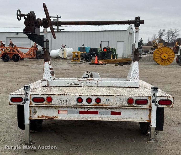 image for item DH9802 1995 Kiefer ICT 100 reel trailer