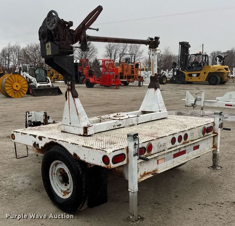 image for item DH9802 1995 Kiefer ICT 100 reel trailer