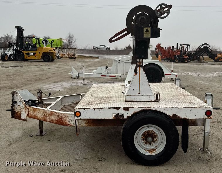 image for item DH9802 1995 Kiefer ICT 100 reel trailer