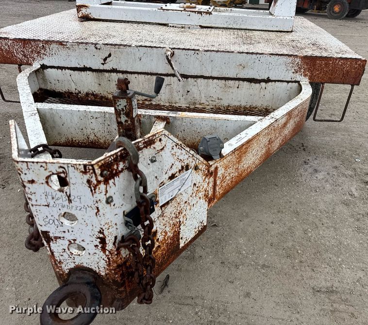 image for item DH9802 1995 Kiefer ICT 100 reel trailer