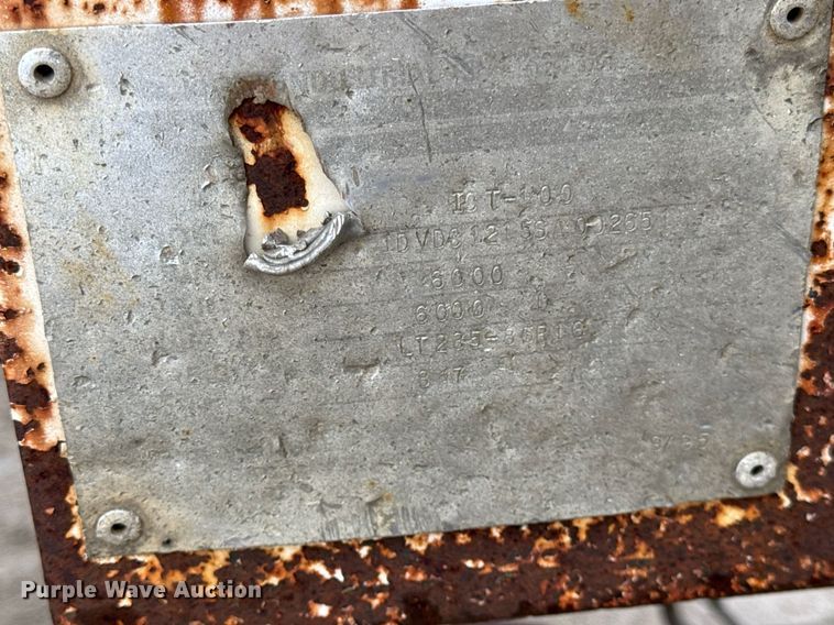 image for item DH9802 1995 Kiefer ICT 100 reel trailer