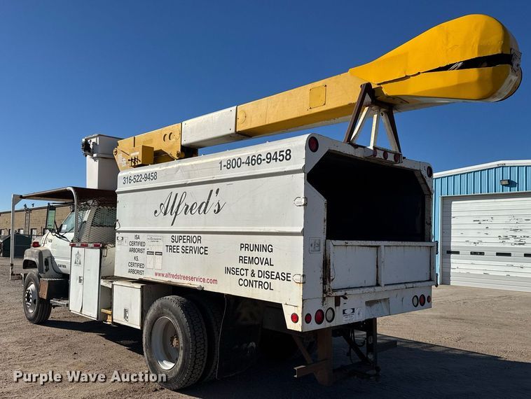image for item DK7443 1995 GMC TopKick C6500 forestry bucket truck