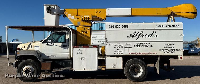 image for item DK7443 1995 GMC TopKick C6500 forestry bucket truck