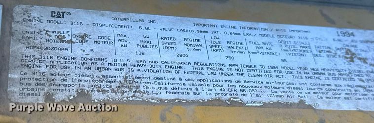 image for item DK7443 1995 GMC TopKick C6500 forestry bucket truck