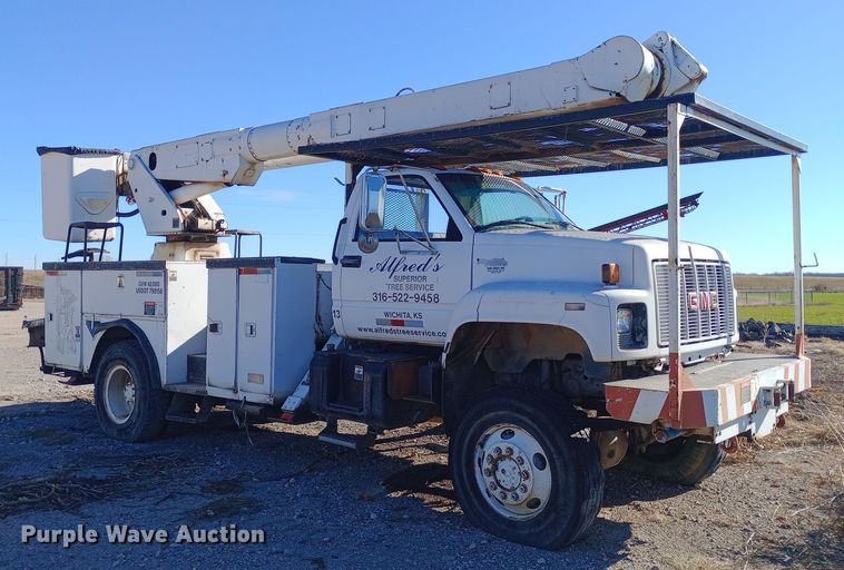 image for item DK7448 1993 GMC TopKick C6500 forestry bucket truck
