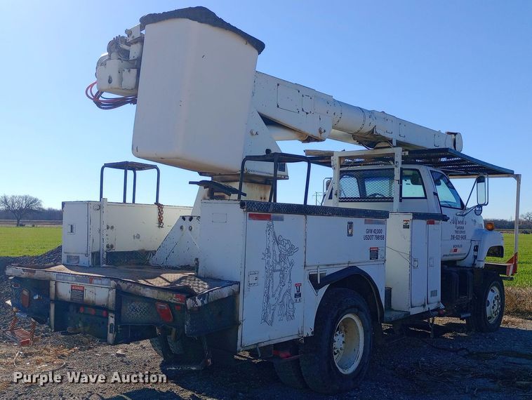 image for item DK7448 1993 GMC TopKick C6500 forestry bucket truck