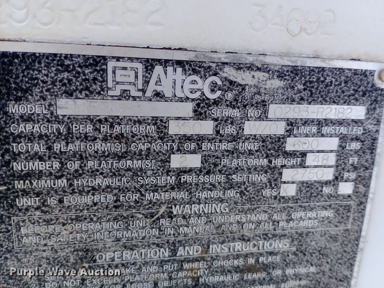 image for item DK7448 1993 GMC TopKick C6500 forestry bucket truck