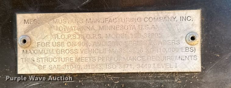 image for item DK7462 1999 Mustang 2070 skid steer loader