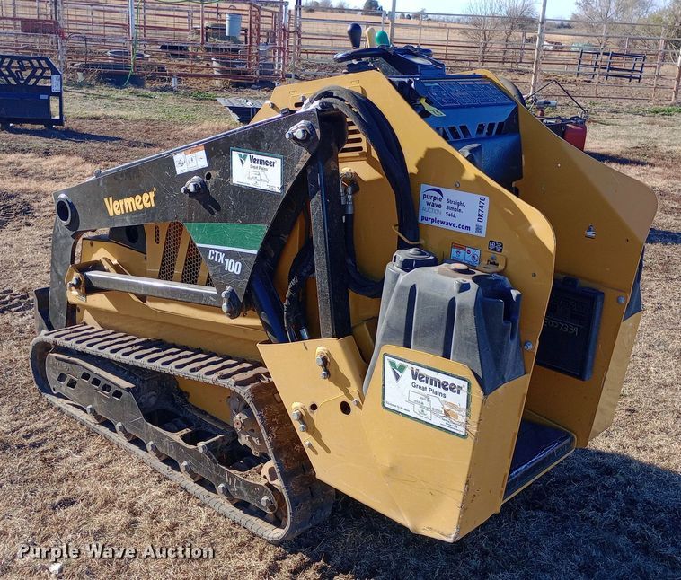 image for item DK7476 2019 Vermeer CTX100 compact utility loader