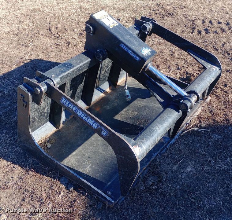 image for item DK7480 Blue Diamond 106035-25 compact utility loader grapple bucket