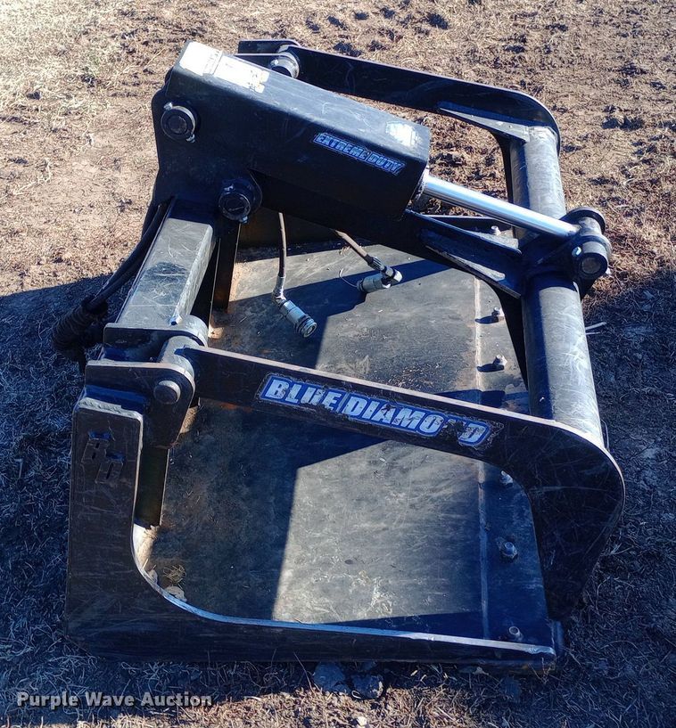image for item DK7480 Blue Diamond 106035-25 compact utility loader grapple bucket