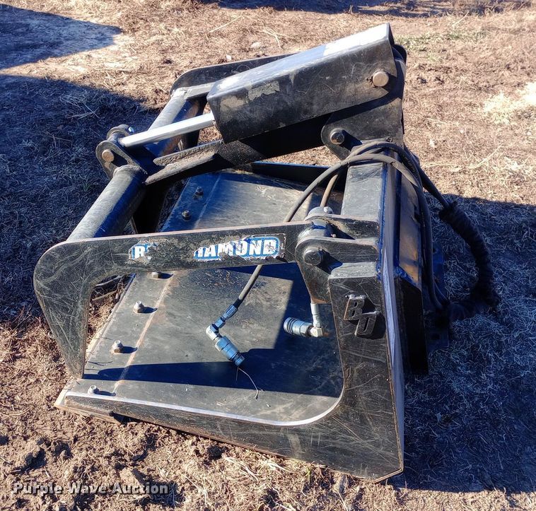 image for item DK7480 Blue Diamond 106035-25 compact utility loader grapple bucket