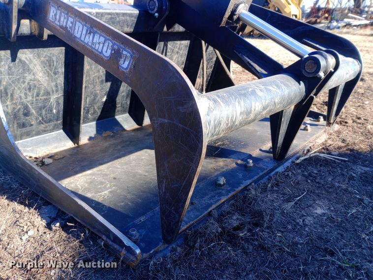 image for item DK7480 Blue Diamond 106035-25 compact utility loader grapple bucket