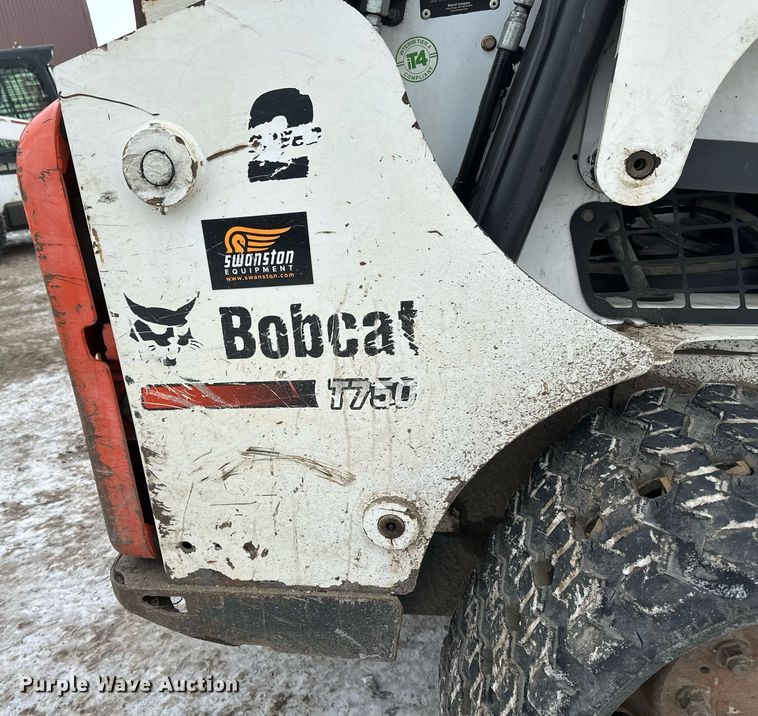 image for item DN0952 2014 Bobcat T750 tracked skid steer loader