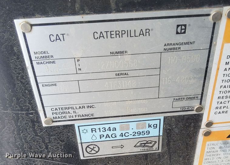 image for item DN0956 1997 Caterpillar  953C track loader