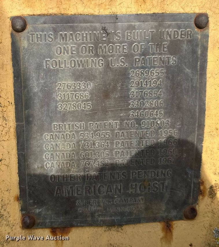 image for item DN0961 1970 American  599C crane