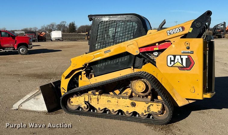 image for item DN0968 2020 Caterpillar 299D3 tracked skid steer loader