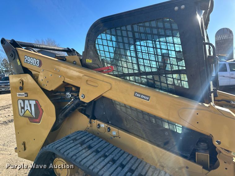 image for item DN0968 2020 Caterpillar 299D3 tracked skid steer loader