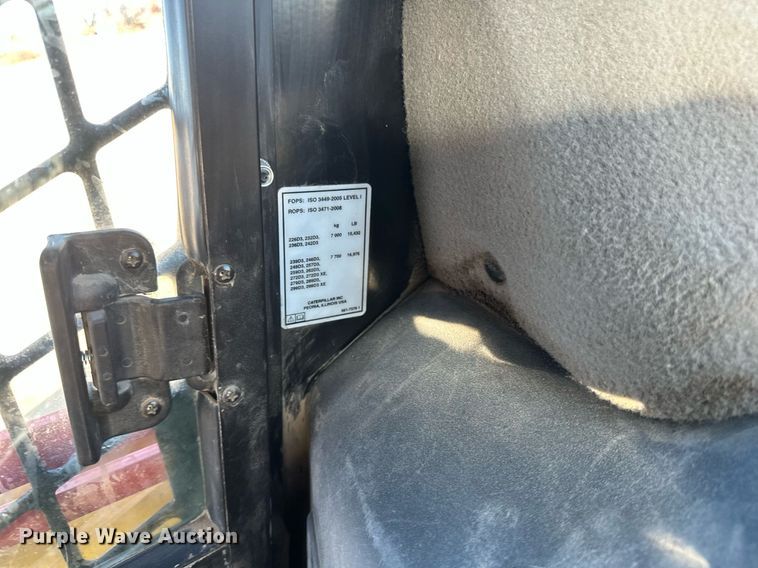 image for item DN0968 2020 Caterpillar 299D3 tracked skid steer loader