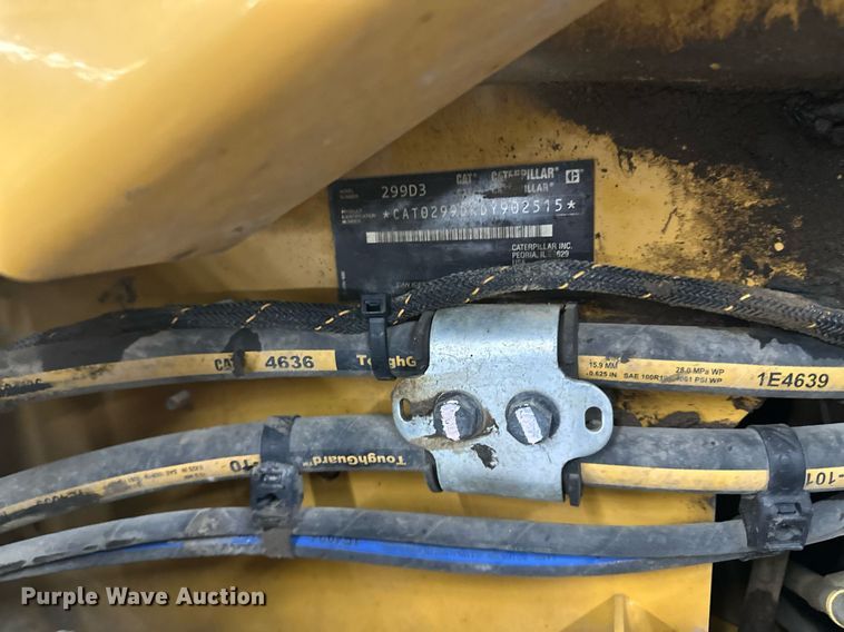 image for item DN0968 2020 Caterpillar 299D3 tracked skid steer loader
