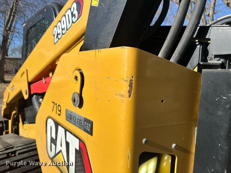 image for item DN0969 2021 Caterpillar  299D3 tracked skid steer loader