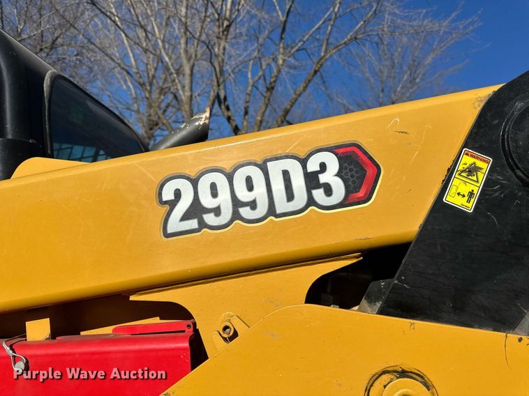 image for item DN0969 2021 Caterpillar  299D3 tracked skid steer loader