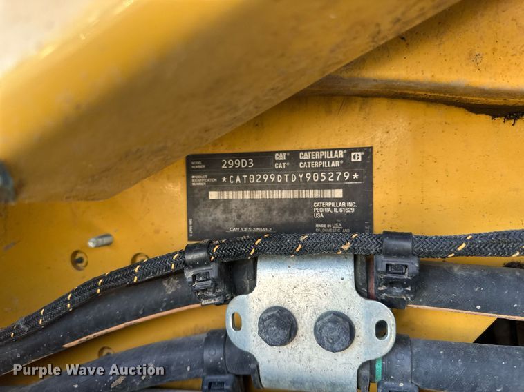 image for item DN0969 2021 Caterpillar  299D3 tracked skid steer loader
