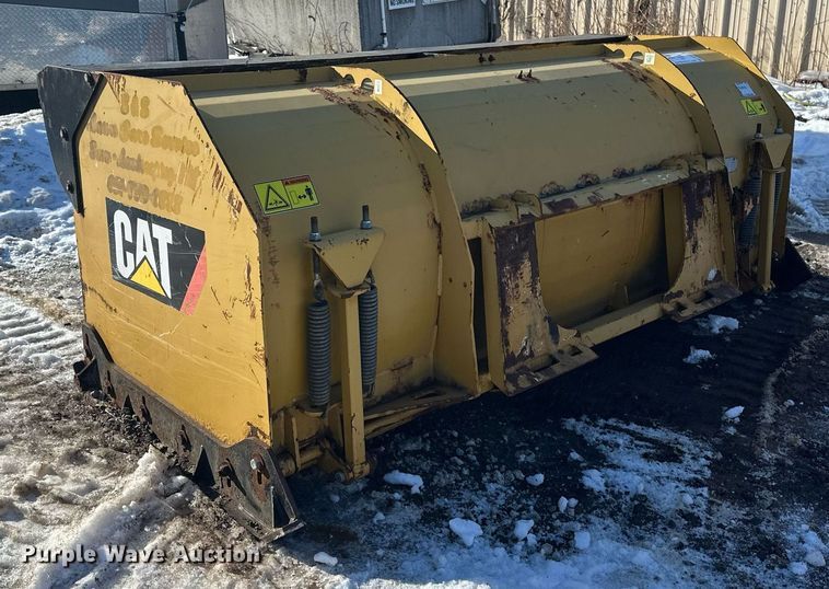 image for item DN0976 Caterpillar skid steer snow pusher