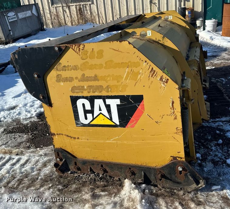 image for item DN0976 Caterpillar skid steer snow pusher