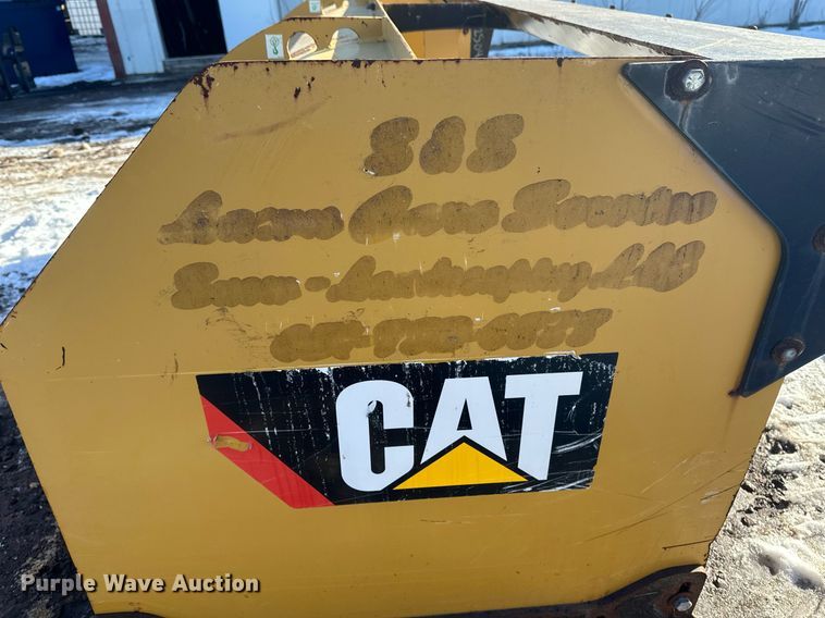 image for item DN0976 Caterpillar skid steer snow pusher