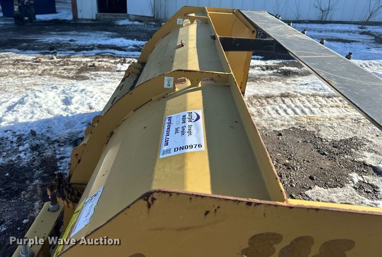 image for item DN0976 Caterpillar skid steer snow pusher