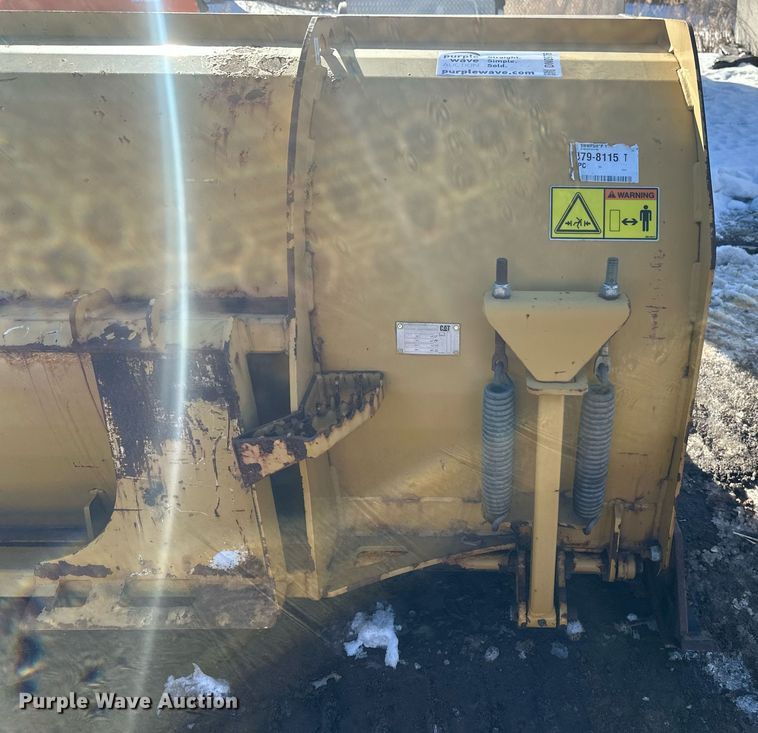 image for item DN0976 Caterpillar skid steer snow pusher