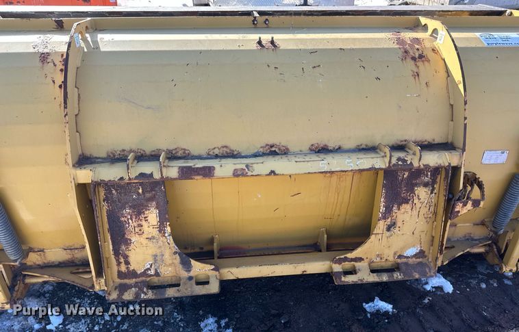 image for item DN0976 Caterpillar skid steer snow pusher