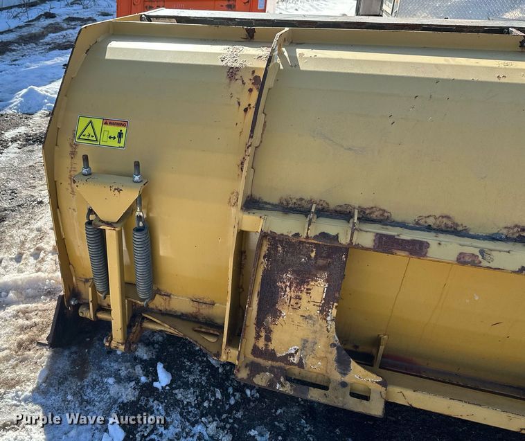 image for item DN0976 Caterpillar skid steer snow pusher