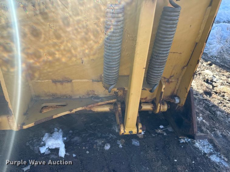 image for item DN0976 Caterpillar skid steer snow pusher