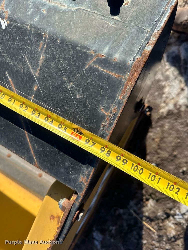 image for item DN0976 Caterpillar skid steer snow pusher