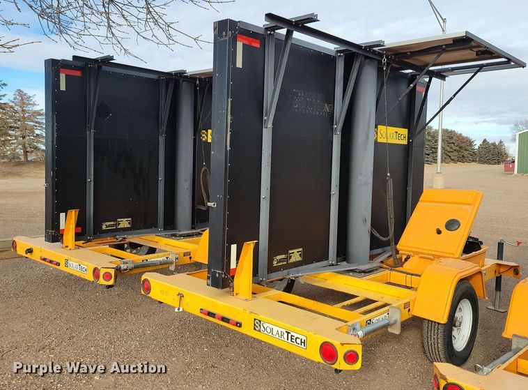 image for item DN3673 (2) 2016 Solar Tech message board trailers