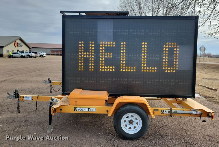 image for item DN3673 (2) 2016 Solar Tech message board trailers