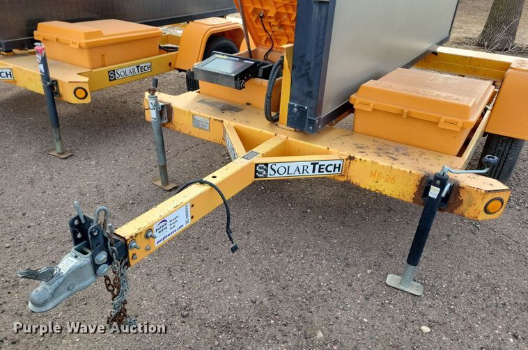 image for item DN3673 (2) 2016 Solar Tech message board trailers