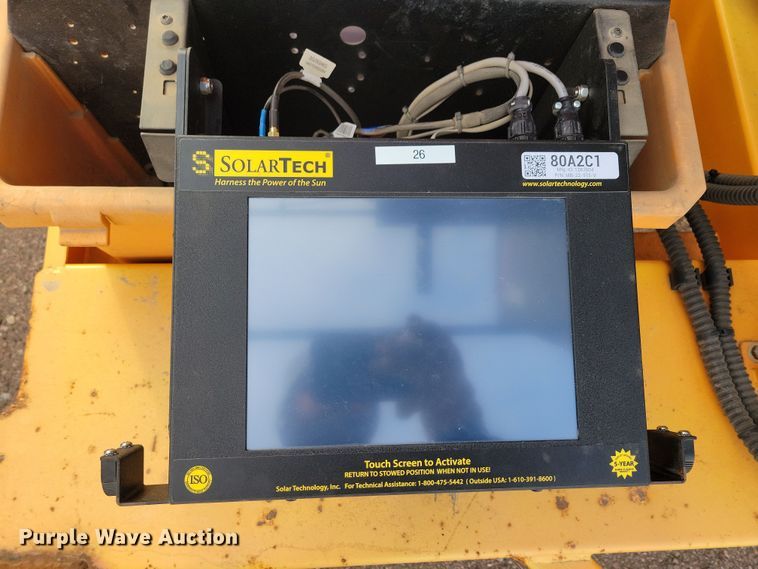 image for item DN3673 (2) 2016 Solar Tech message board trailers