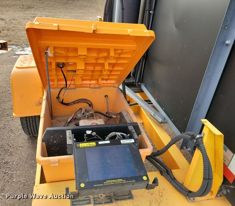 image for item DN3673 (2) 2016 Solar Tech message board trailers