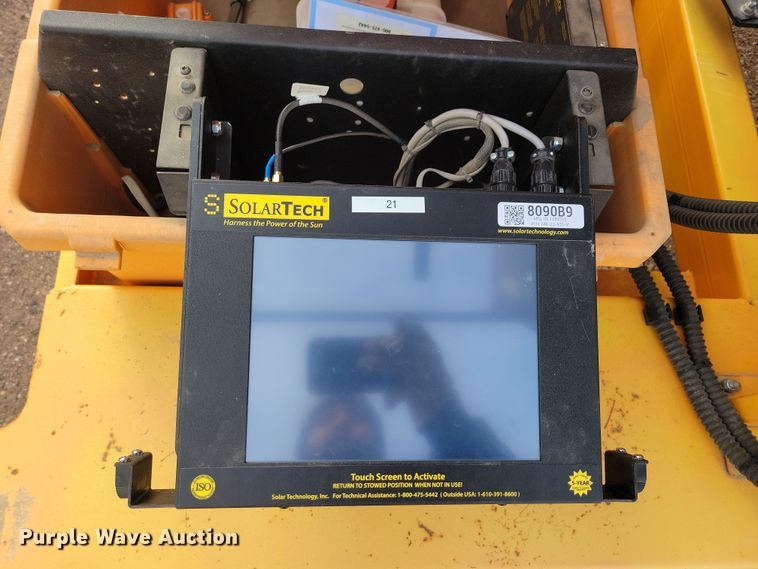 image for item DN3673 (2) 2016 Solar Tech message board trailers