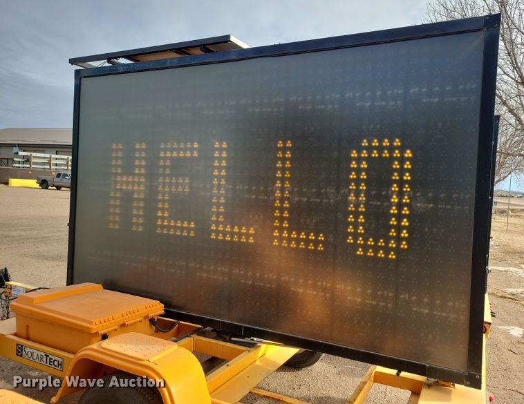 image for item DN3674 (2) message board trailers