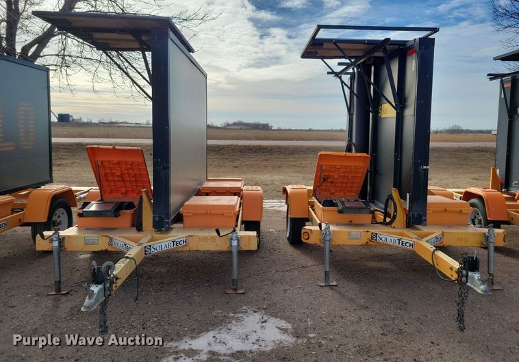 image for item DN3675 (2) message board trailers