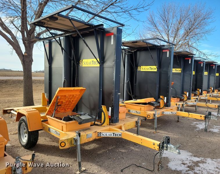 image for item DN3676 (2) 2016 Solar Tech message board trailers