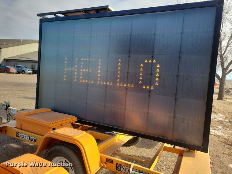 image for item DN3677 (2) 2015 Solar Tech message board trailers