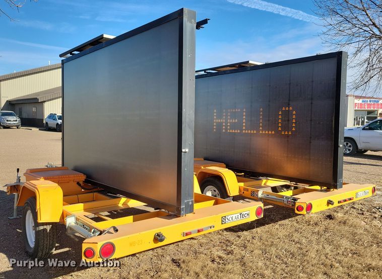 image for item DN3679 (2) message board trailers