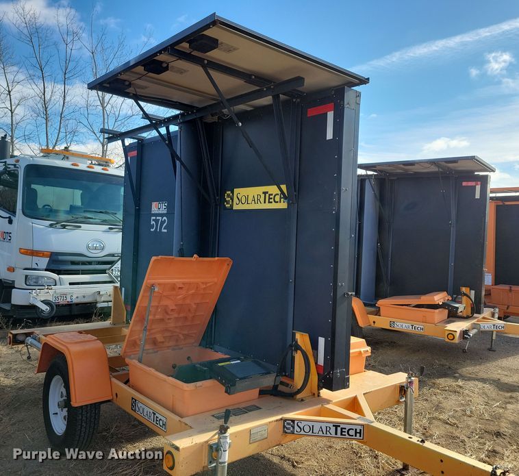 image for item DN3680 (2) 2012 Solar Tech message board trailers