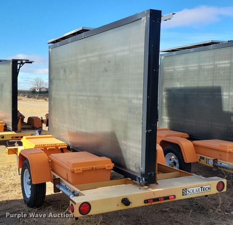 image for item DN3680 (2) 2012 Solar Tech message board trailers