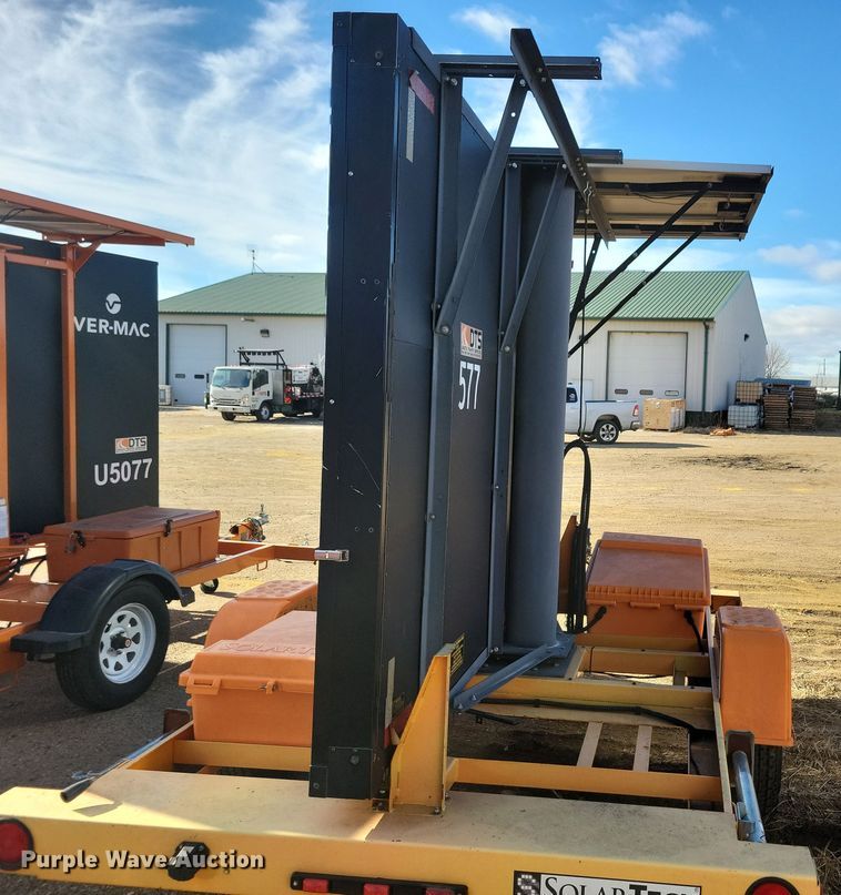 image for item DN3680 (2) 2012 Solar Tech message board trailers